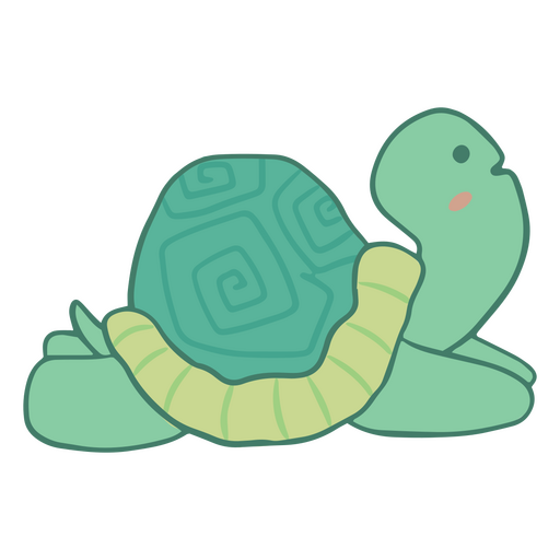 Netter Schildkröten-Yoga-Charakter PNG-Design