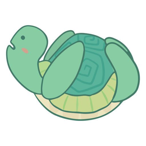 Netter Schildkröten-Yoga-Tiercharakter PNG-Design