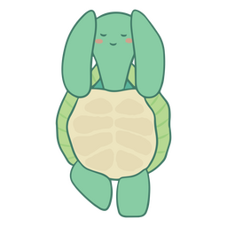 Water turtle meditation character PNG Design Transparent PNG