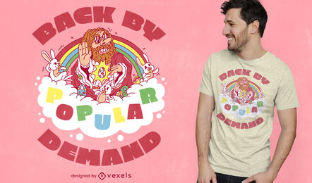 Funny easter Jesus t-shirt design