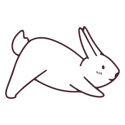 Yogui bunny stroke dog pose