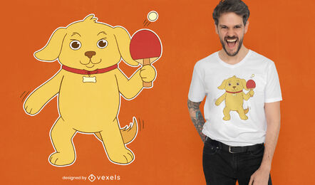 Ping-Pong-Hunde-T-Shirt-Design