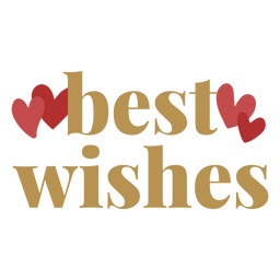 Beste Wünsche Hochzeit Ehe Zitat PNG-Design