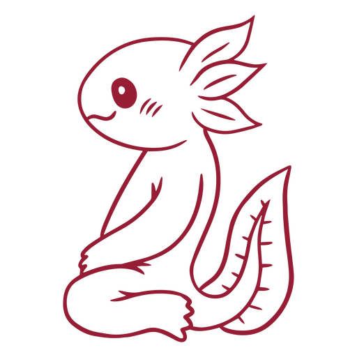 Dedos do p? do curso do axolotl de Yogui Desenho PNG
