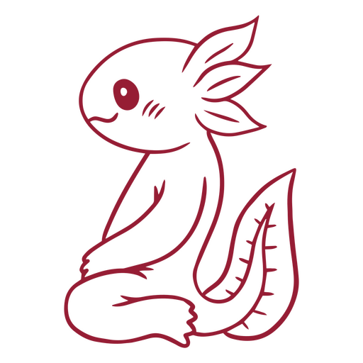 Dedos do pé do curso do axolotl de Yogui Desenho PNG