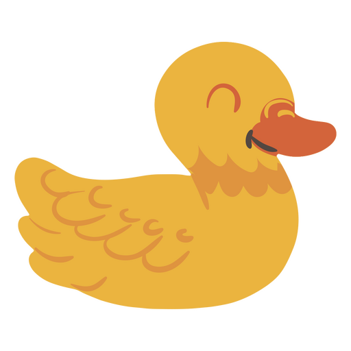 Cute rubber duck PNG Design
