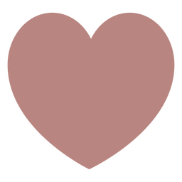 Coração rosa grande minimalista Desenho PNG