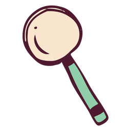 Dainty magnifying glass icon PNG Design Transparent PNG