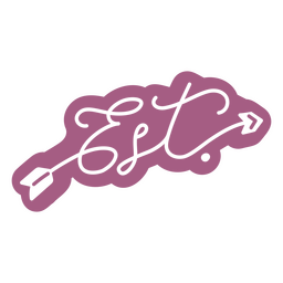 A palavra estabelecida corta o sentimento do casamento Desenho PNG