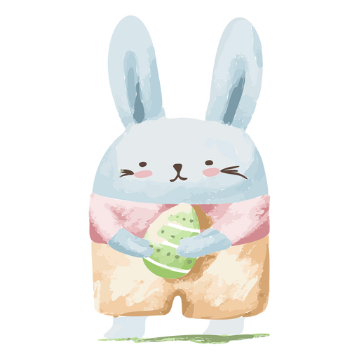 Osterhase süßes Aquarelltier PNG-Design