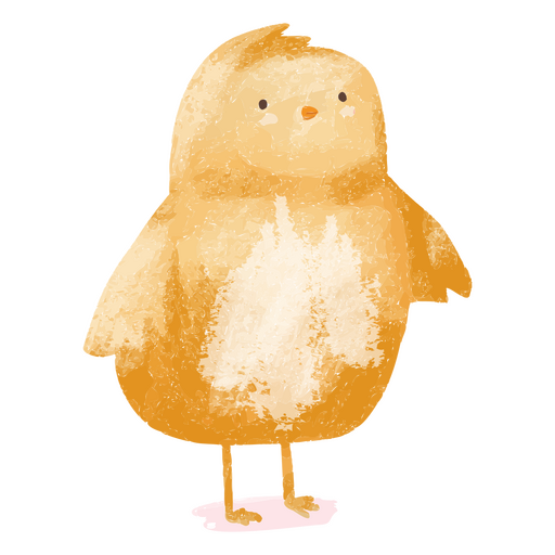 Animal de aquarela fofo de frango de páscoa Desenho PNG