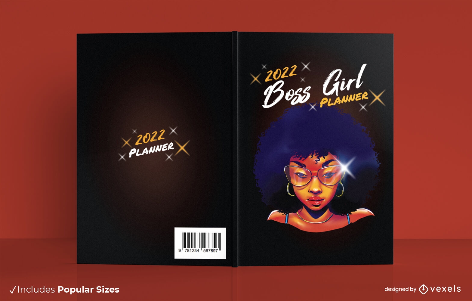 Design de capa de livro Boss girl 2022