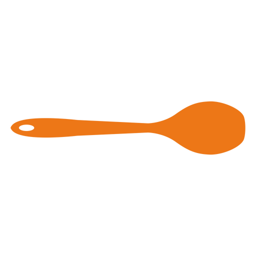 Plastic spoon utensil icon