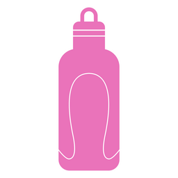 Plastic water bottle utensil icon PNG Design