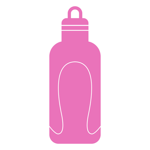 Plastic water bottle utensil icon