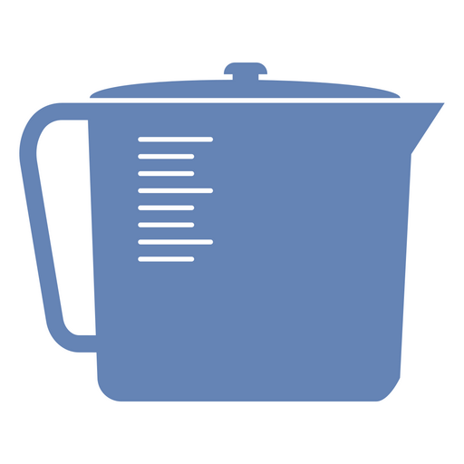 Icono de utensilio de cocina de jarra de plástico