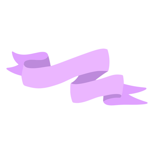 Pink flat ribbon design