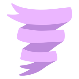 Elemento plano de fita rosa Desenho PNG