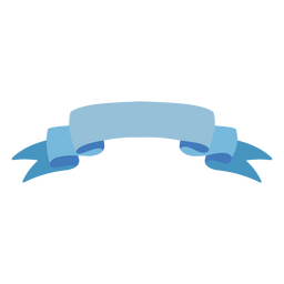 Diseño plano de cinta azul cielo Diseño PNG Transparent PNG