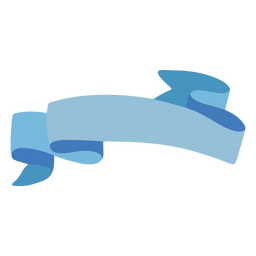 Elemento plano de cinta azul cielo Diseño PNG Transparent PNG
