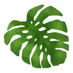 Symbol für tropische Blattnatur PNG-Design Transparent PNG