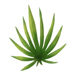 Tropical plant leaf nature icon PNG Design Transparent PNG
