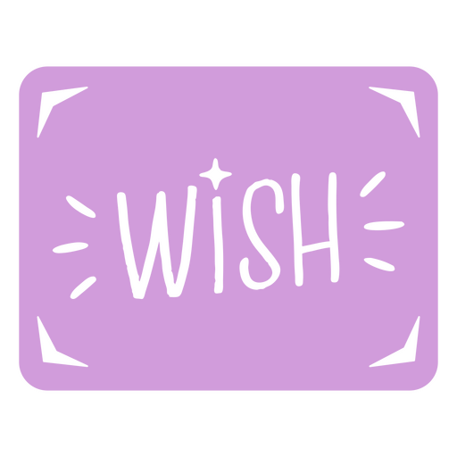 Wish word cut out