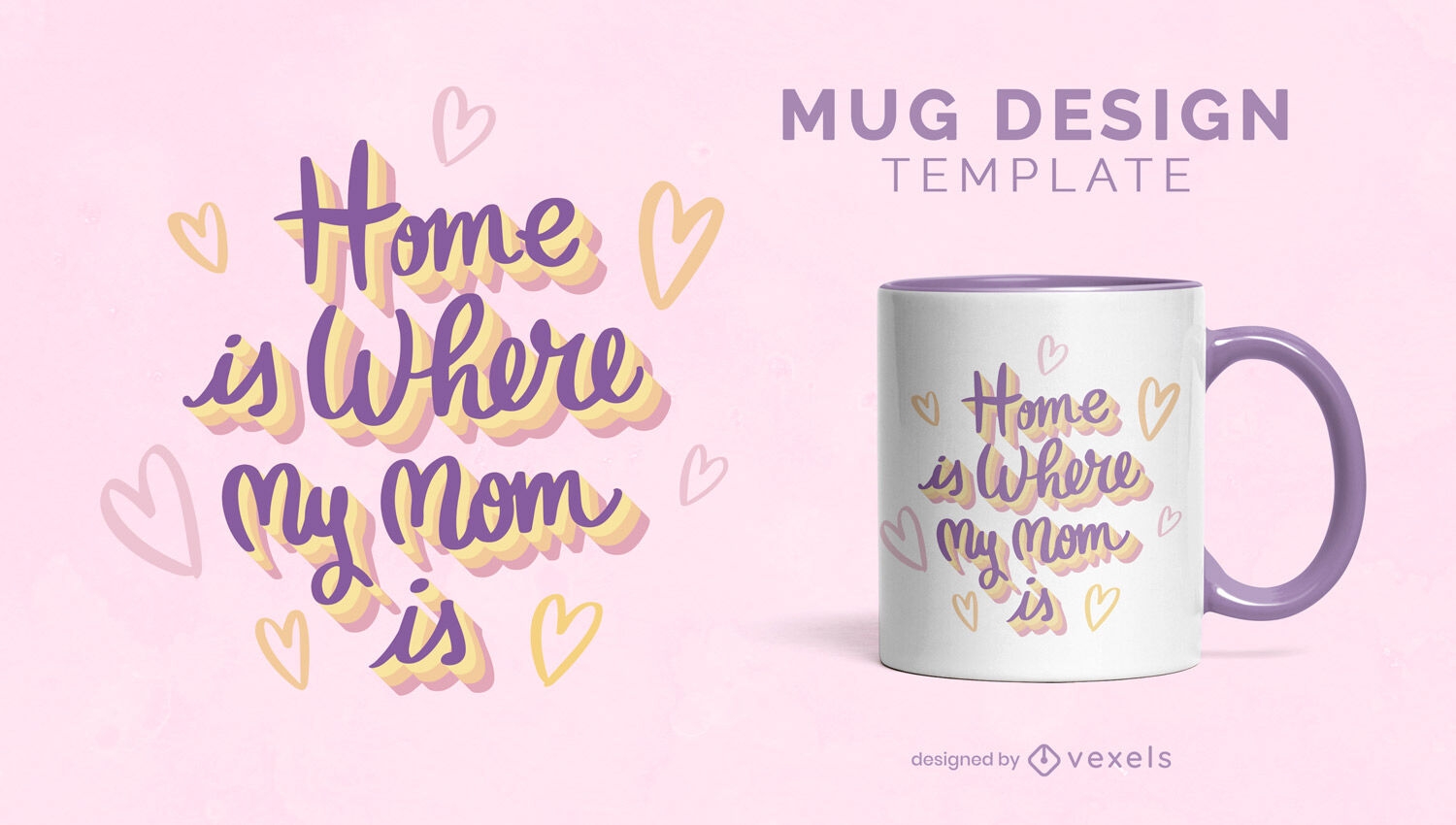 Mom is home mug design