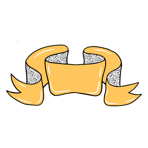 Etiqueta amarela de rabiscos de fita Desenho PNG