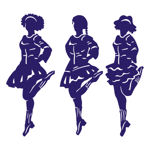 Dança mulheres pessoas silhueta Desenho PNG