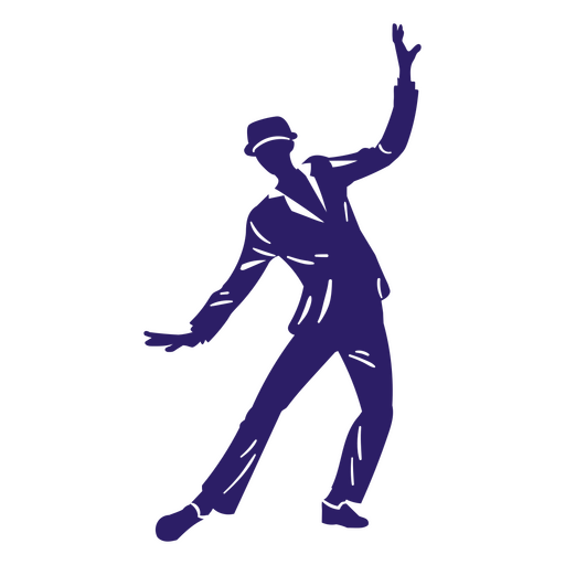 Silhueta de dança clássica Desenho PNG