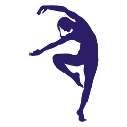 Tanzschritt-Silhouette-Mann PNG-Design