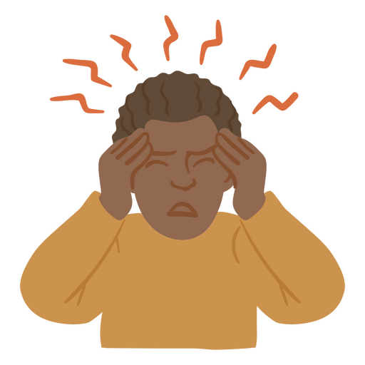 Icono de salud de dolor de cabeza de medicina Diseño PNG
