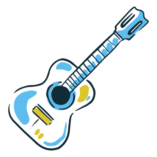 ícone tradicional da guitarra argentina Desenho PNG