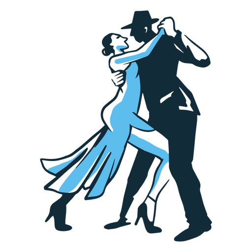 ícone tradicional do tango argentino Desenho PNG