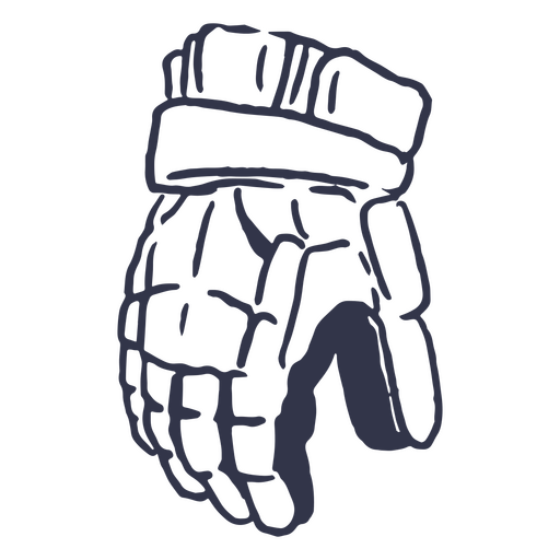 Icono de deporte de guante de lacrosse Diseño PNG