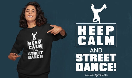 Street dance t-shirt design