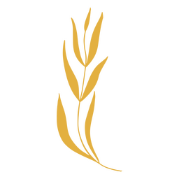 Simples ícone de planta plana de auto-estima Desenho PNG