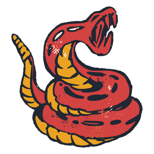 Icono de vacaciones de serpiente cinco de mayo Diseño PNG