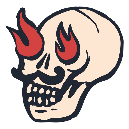 Cinco de Mayo-Schädel-Feiertagsikone PNG-Design