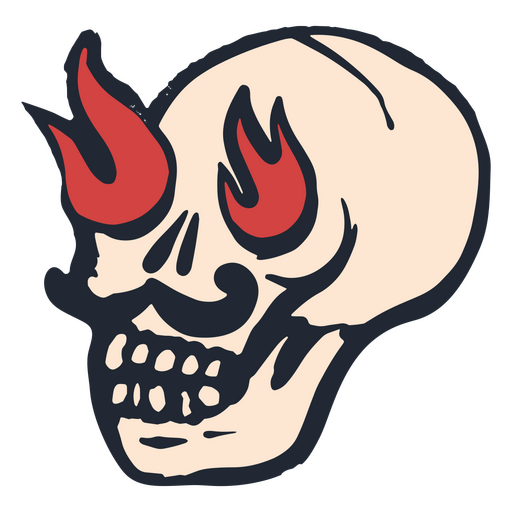 Cinco de mayo skull holiday icon PNG Design