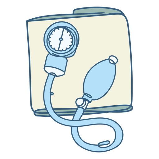 Blood pressure monitor medical icon PNG Design