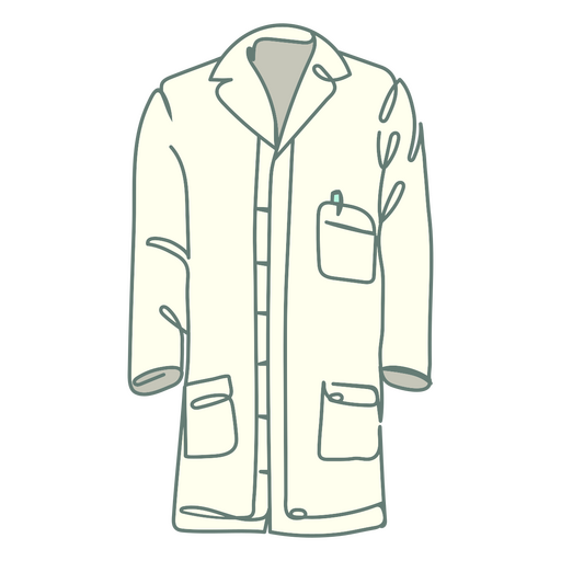 Doctor bata icono médico Diseño PNG