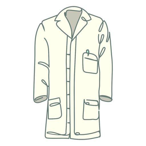 Doctor robe medical icon