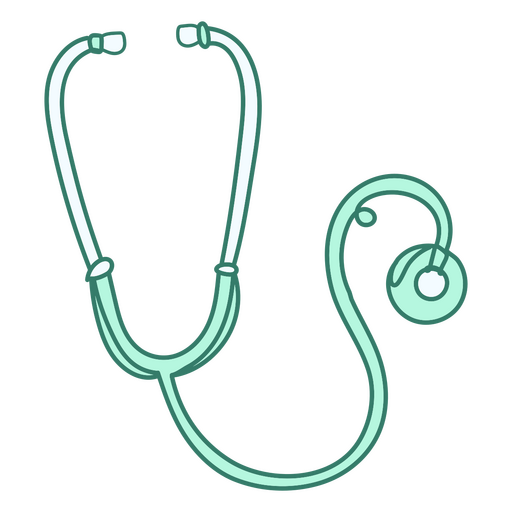 Medizinische Ikone des Stethoskops PNG-Design