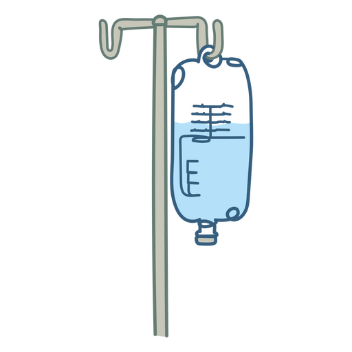 Serum holder medical icon PNG Design