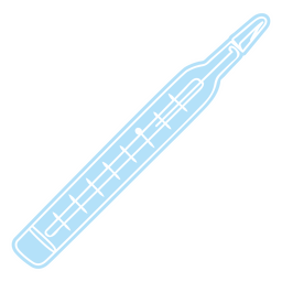 Thermometer simple medical icon PNG Design