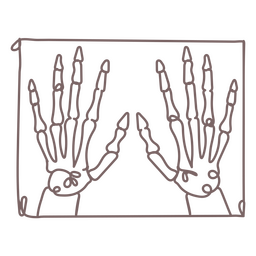 Symbol für durchgehende Röntgenlinie für medizinische Versorgung PNG-Design