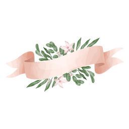 Etiketten für Aquarellbänder PNG-Design