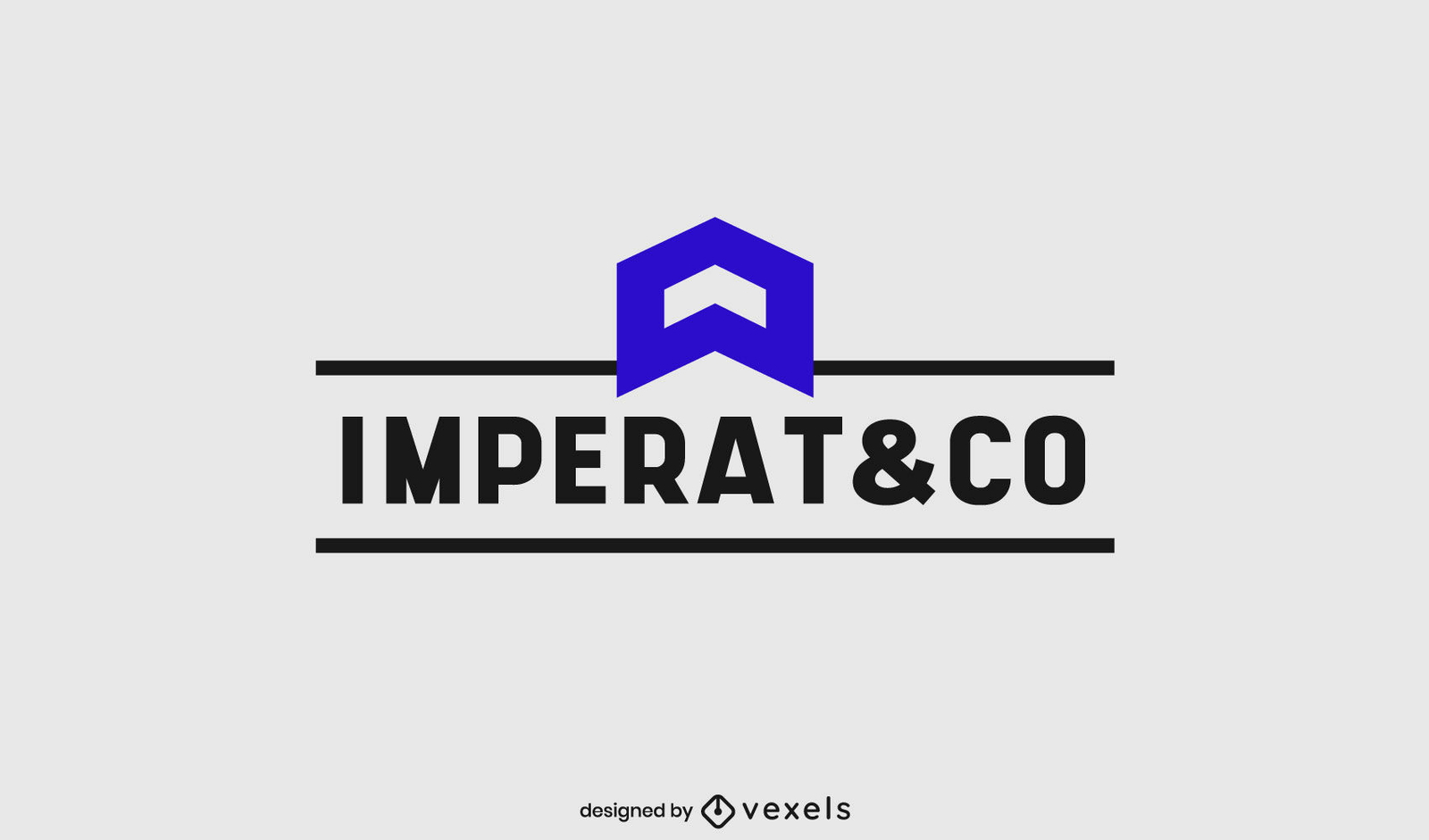 Design de logotipo de traçado simples